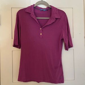 Lizzie Driver Purple Golf Polo
